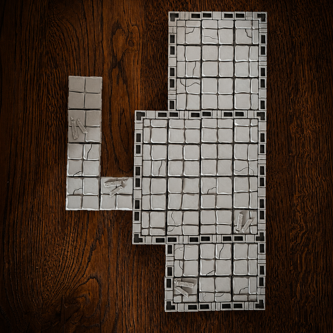 DungeonForge tile pack - Flagstone Rough D