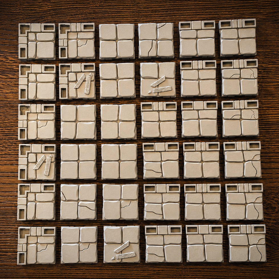 DungeonForge tile pack - Flagstone Rough D