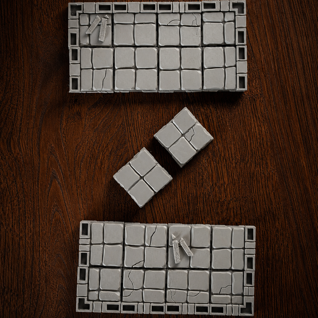 DungeonForge tile pack - Flagstone Rough D