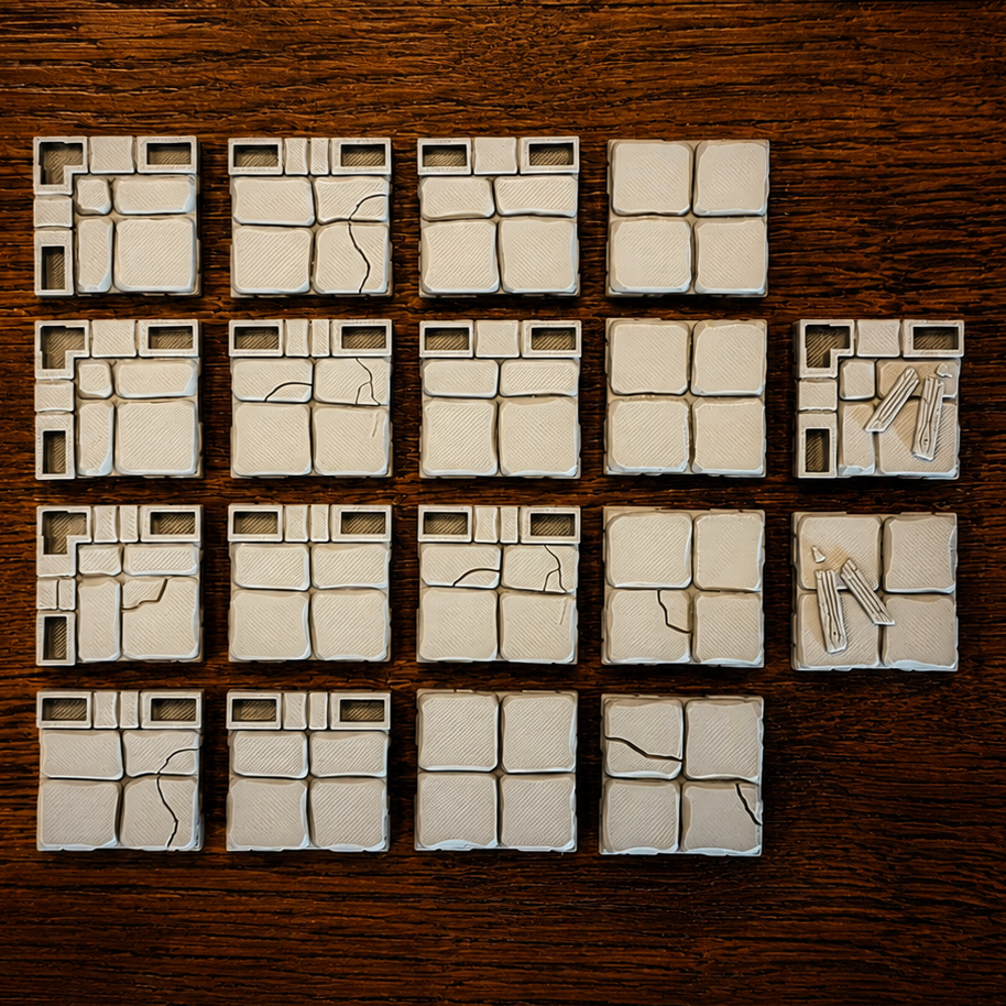 DungeonForge tile pack - Flagstone Rough D