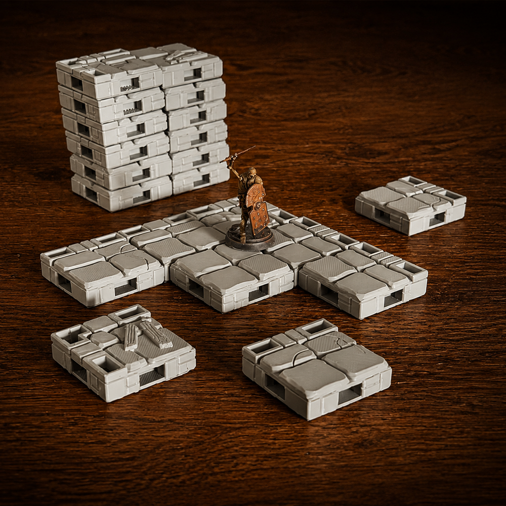 DungeonForge tile pack - Flagstone Rough D