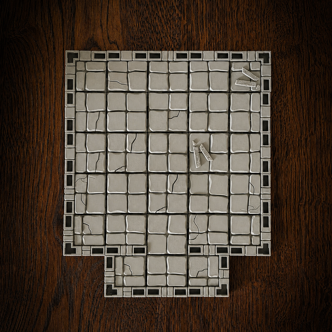 DungeonForge tile pack - Flagstone Rough D