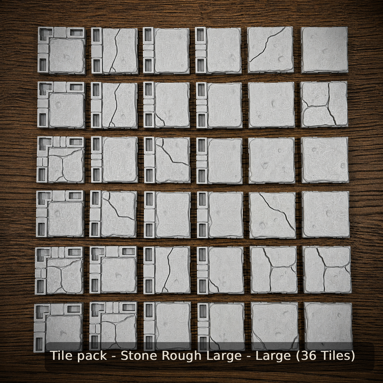 Tile pack - Stone Rough Large