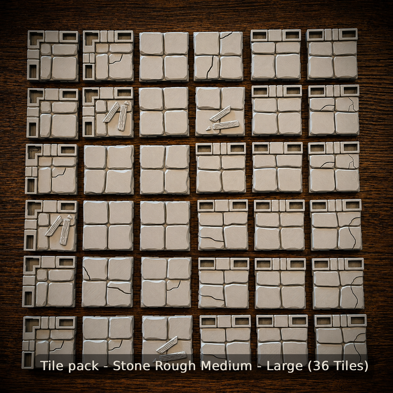 Tile pack - Stone Rough Medium