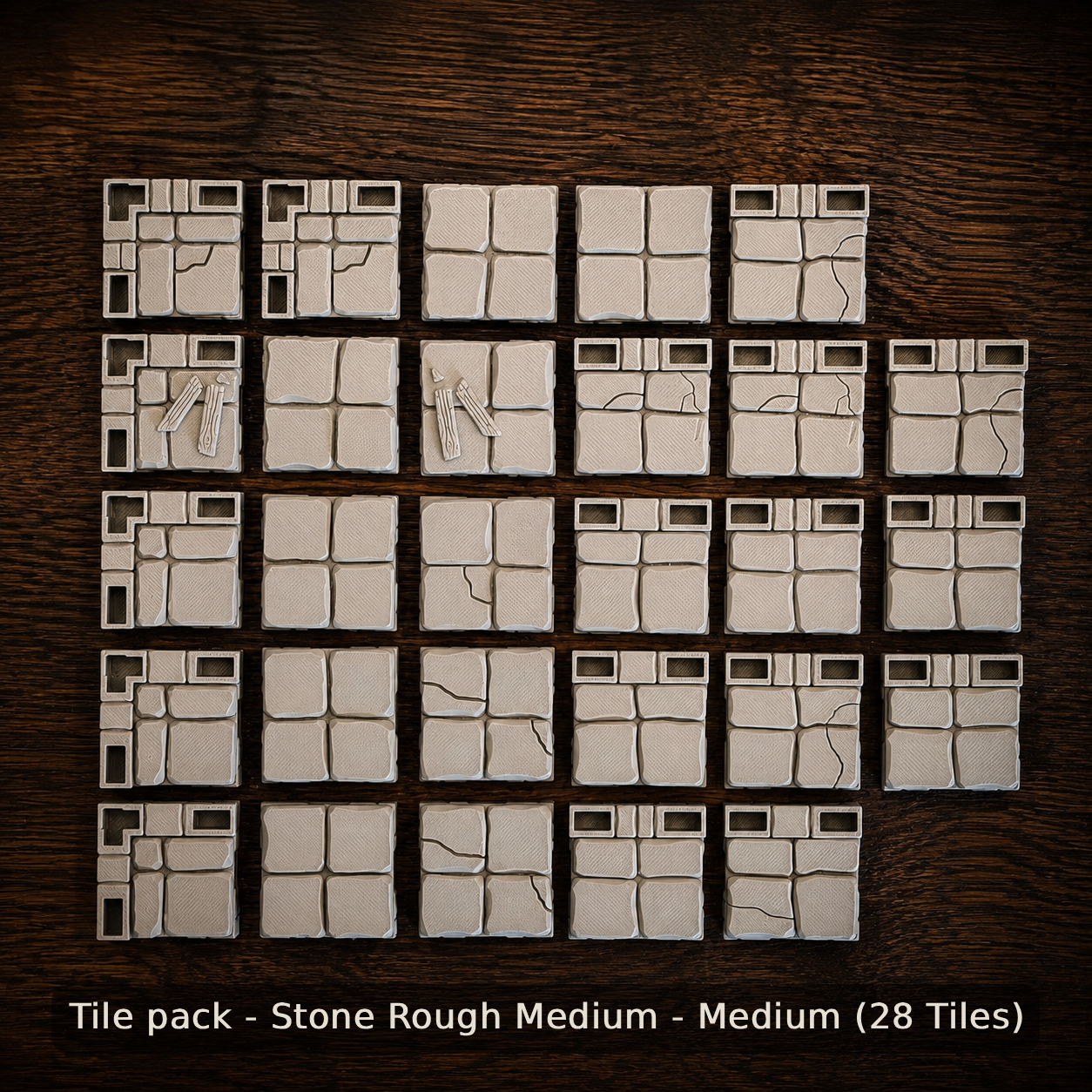 Tile pack - Stone Rough Medium